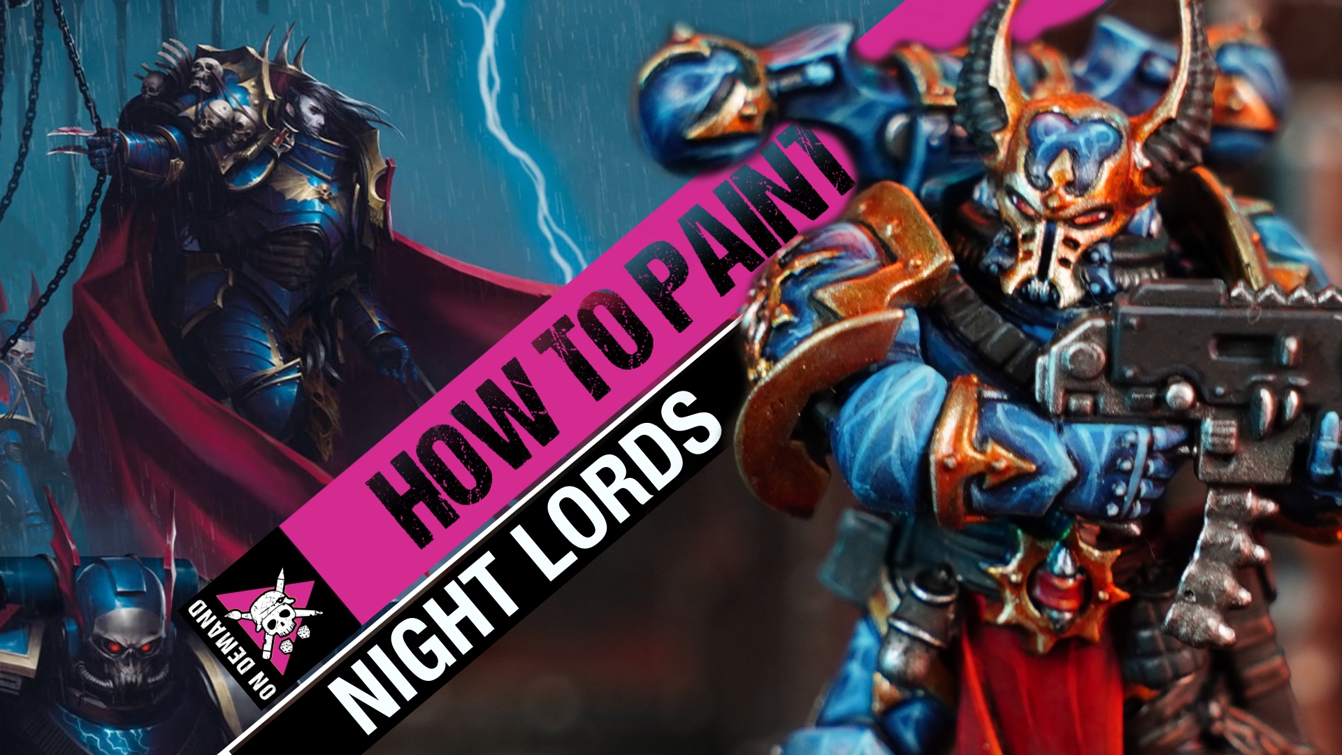 How To Paint Night Lords Way Of The Brush Warhammer 40000 Tutorial