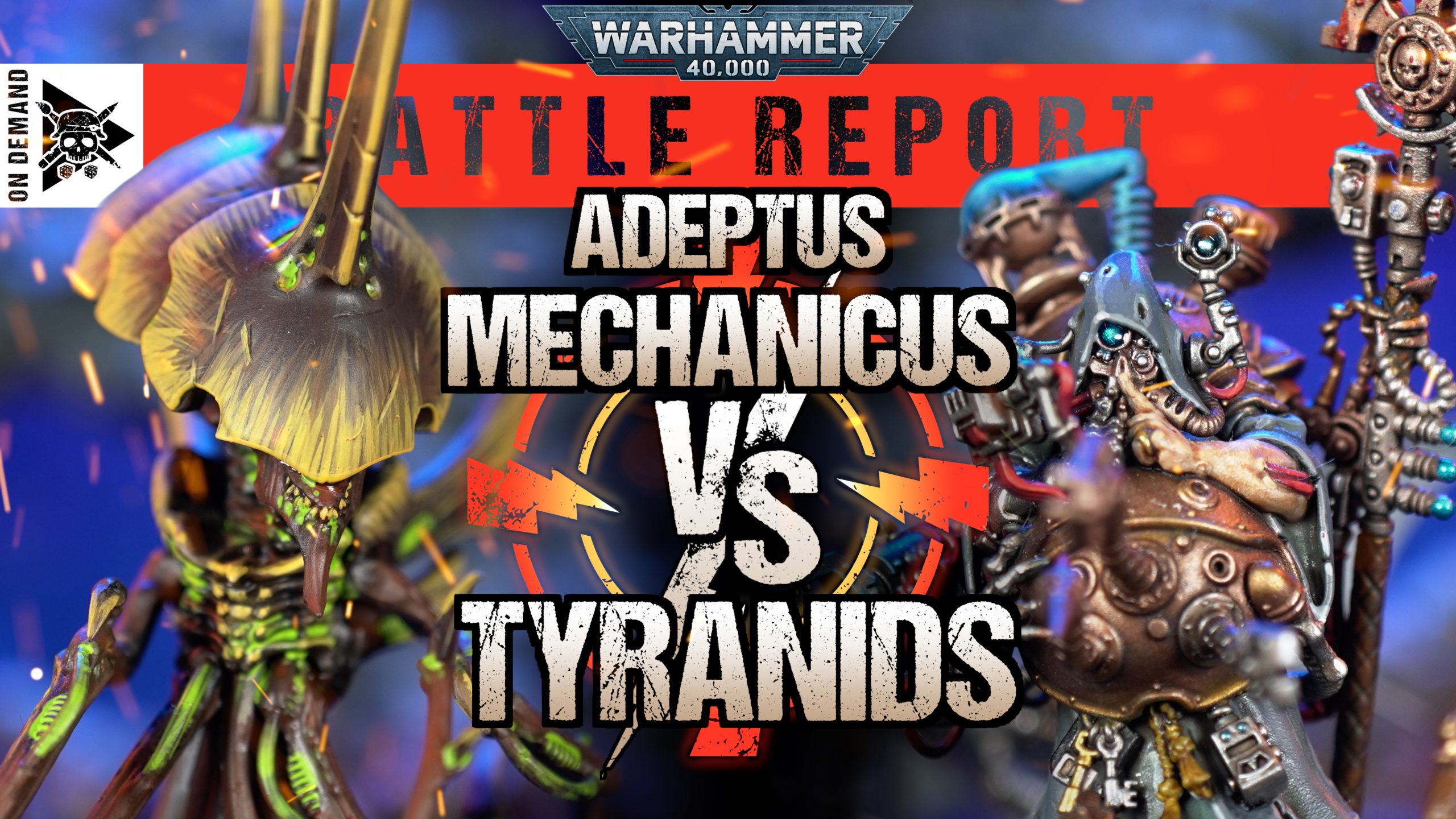 Adeptus Mechanicus vs Tyranids 2000pts Warhammer 40,000 Battle Report