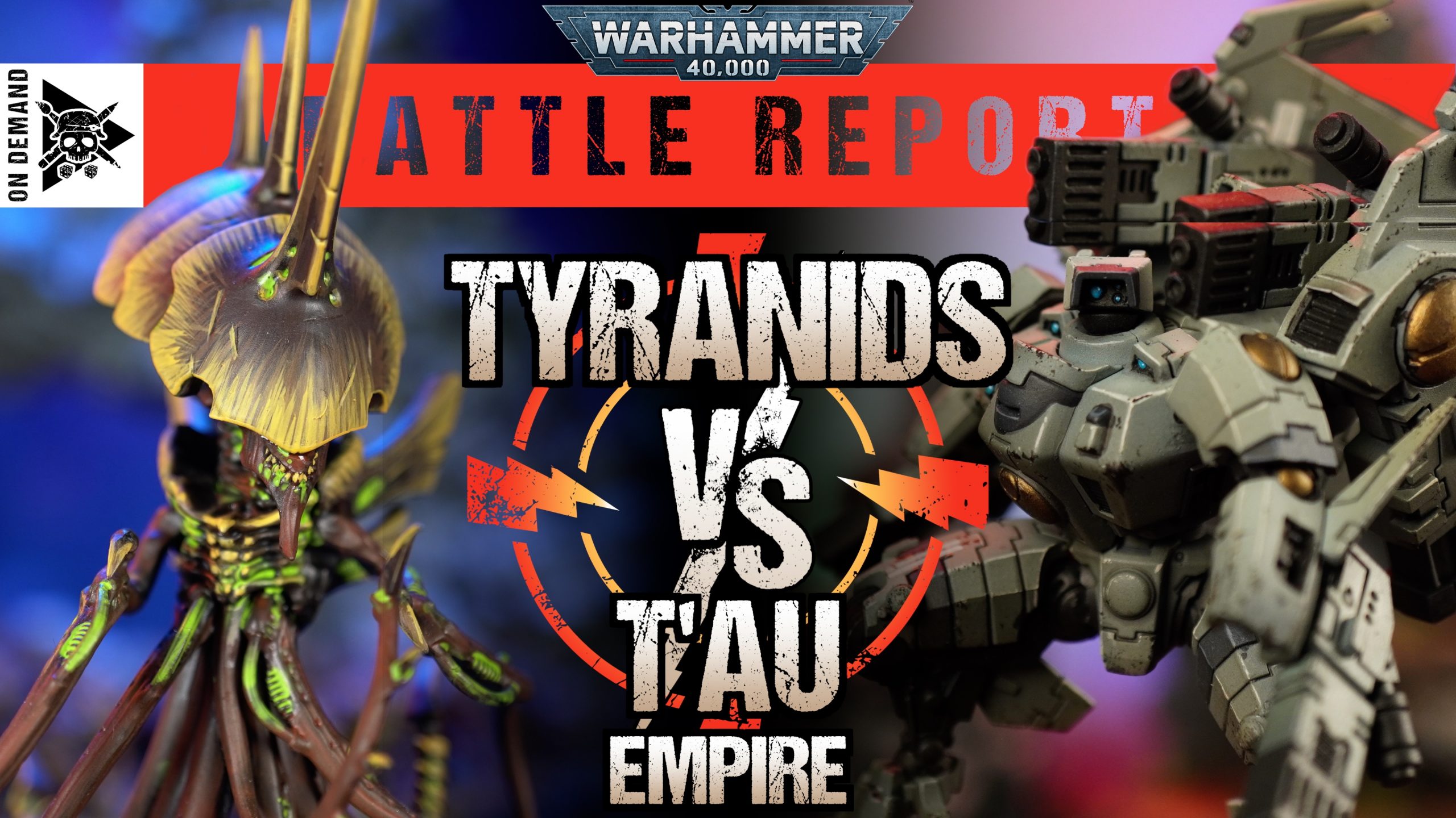T'au Empire vs Tyranids Warhammer 40,000 Battle Report Tabletop Tactics