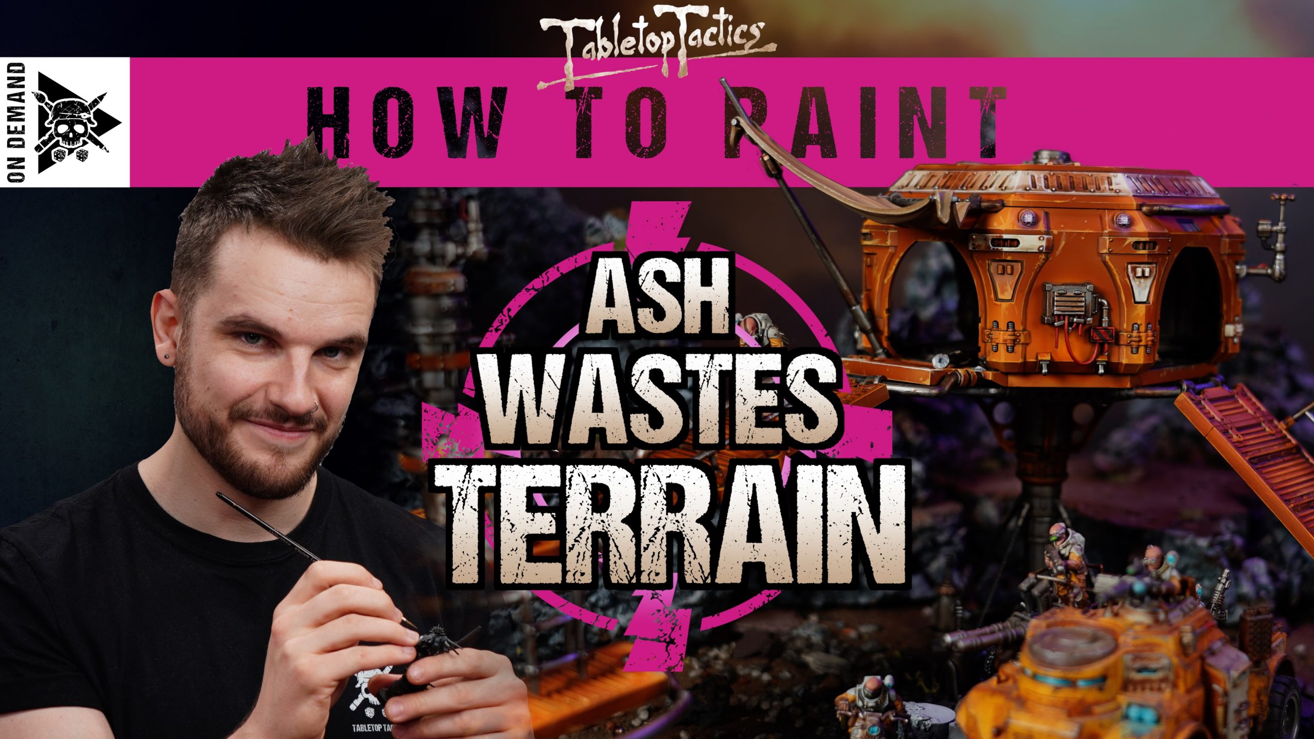 How To Paint Ash Wastes Terrain Tabletop Tactics   HTP Ash Wastes Scaled 