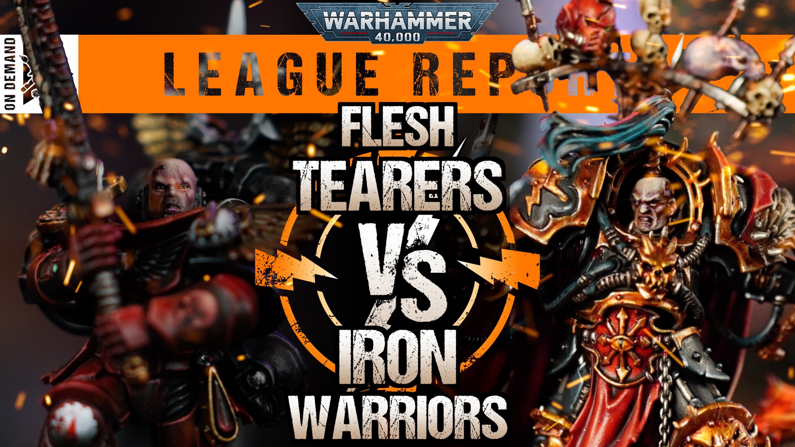 Flesh Tearers vs Iron Warriors Season 1 EP3 Warhammer 40,000 League