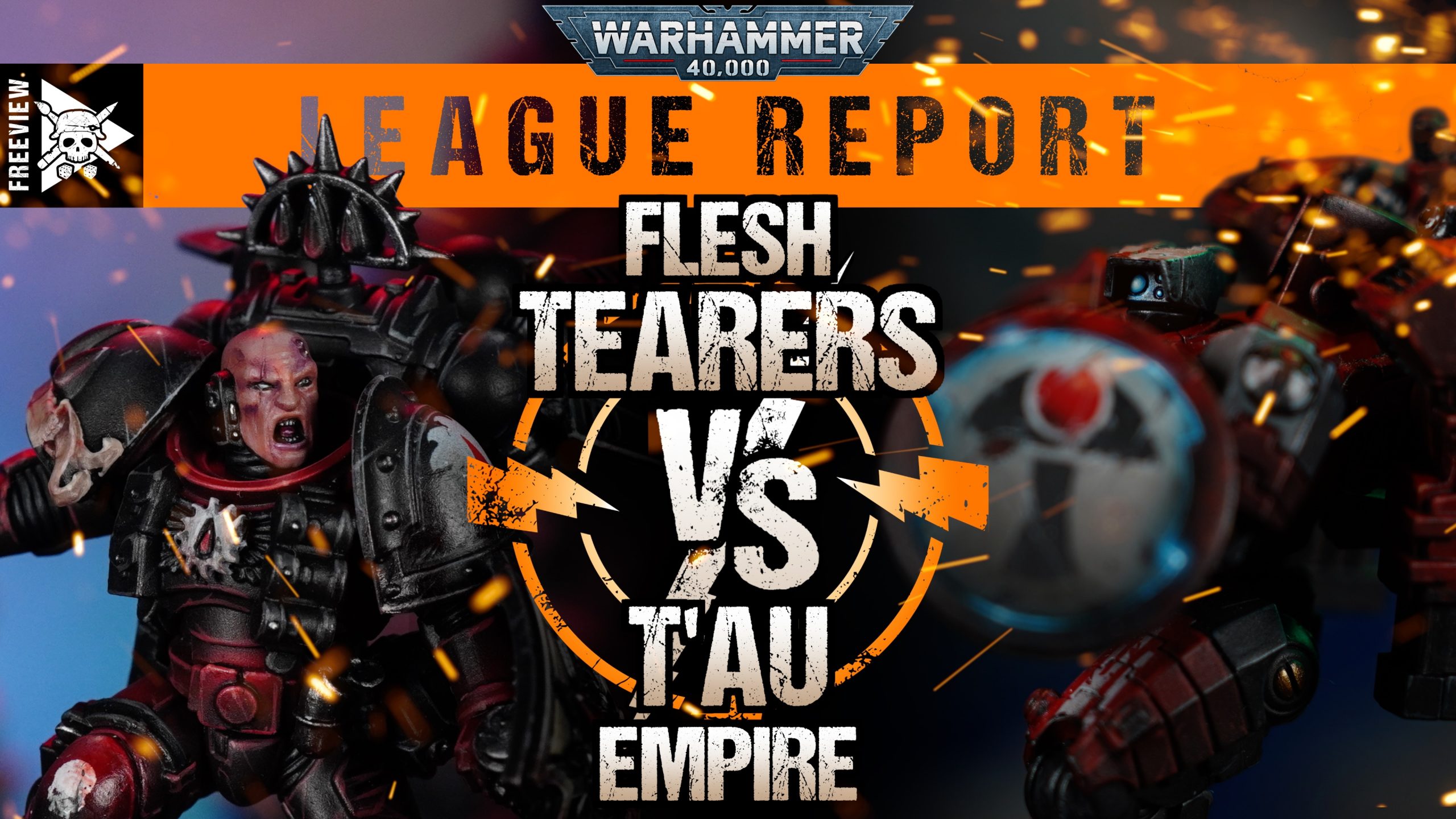 Flesh Tearers vs T'au Empire Season 1 EP10 Warhammer 40,000 League
