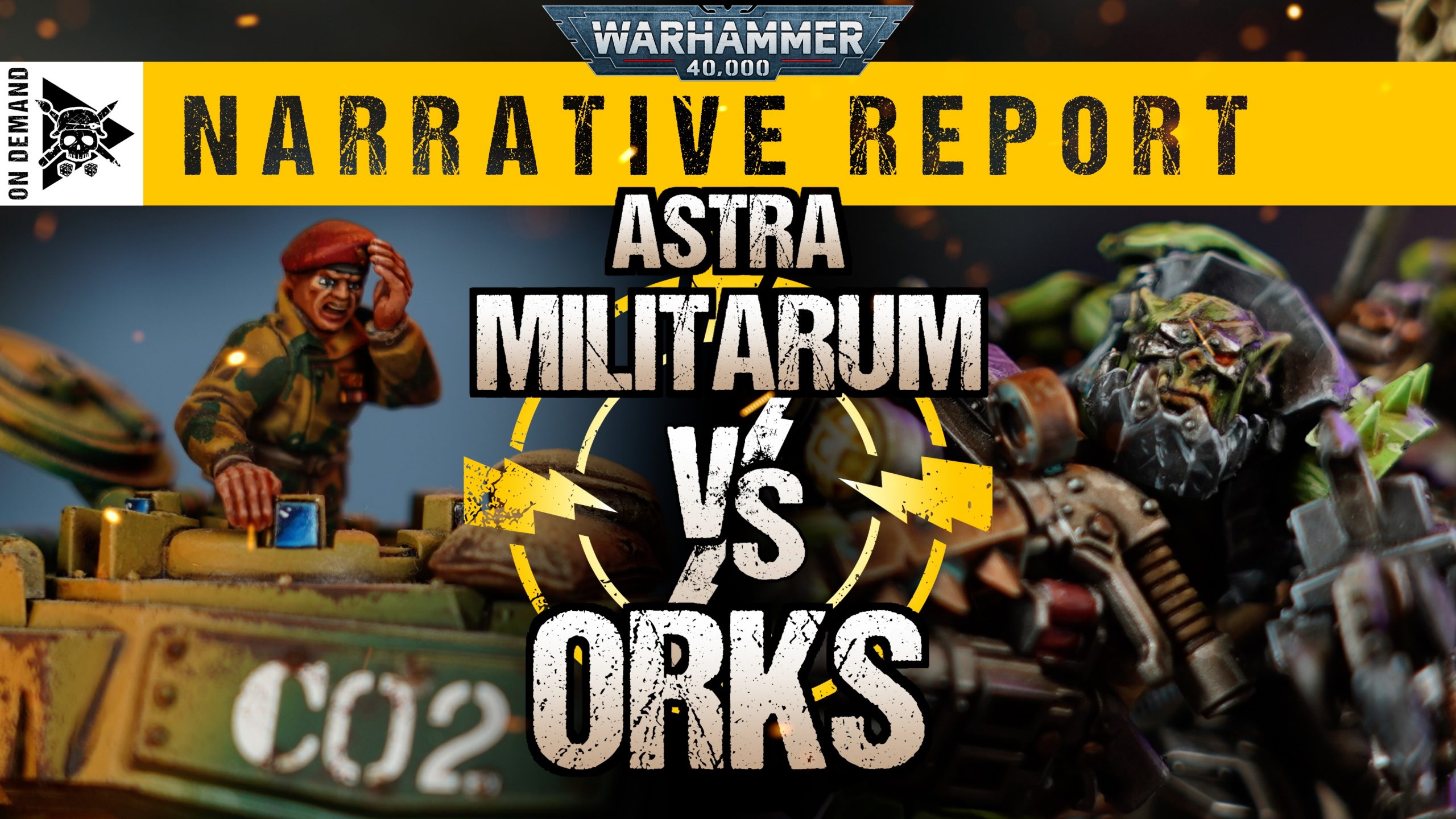 Astra Militarum vs Orks S1 EP2 Warhammer 40,000 Narrative Report