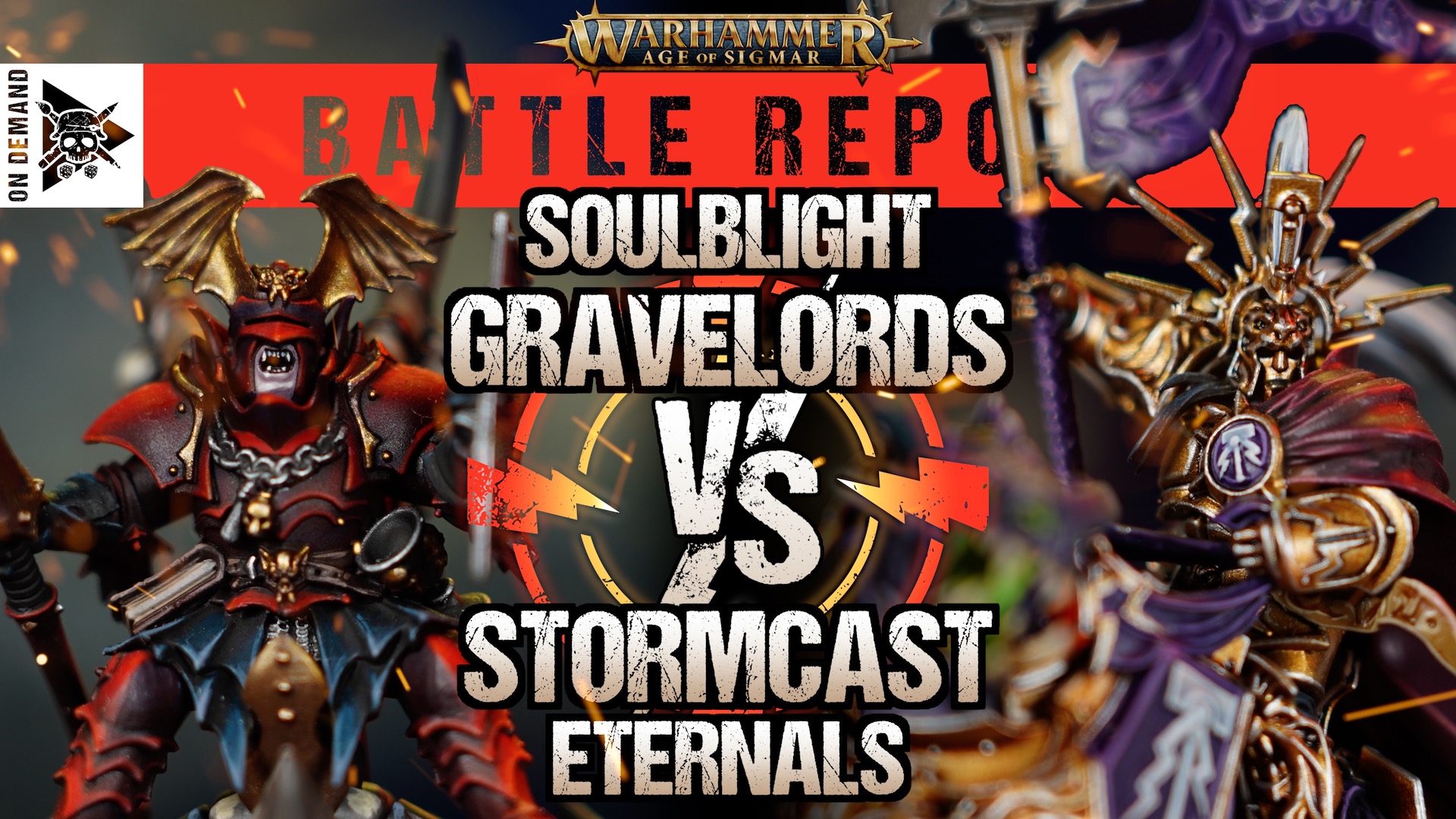 Soulblight Gravelords vs Stormcast Eternals Age of Sigmar Battle Report Tabletop Tactics