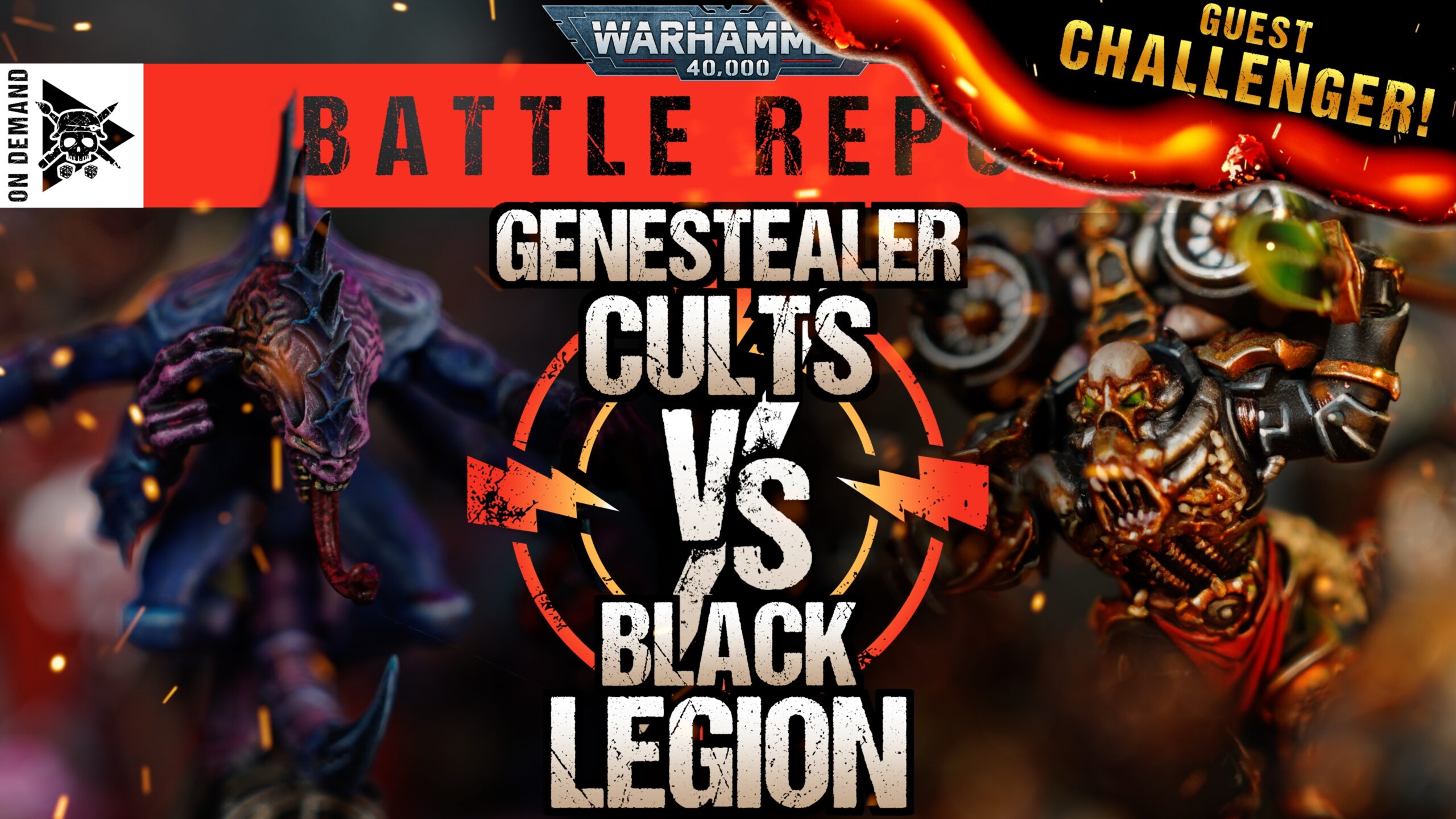 Black Legion vs Genestealer Cults Warhammer 40,000 Battle Report