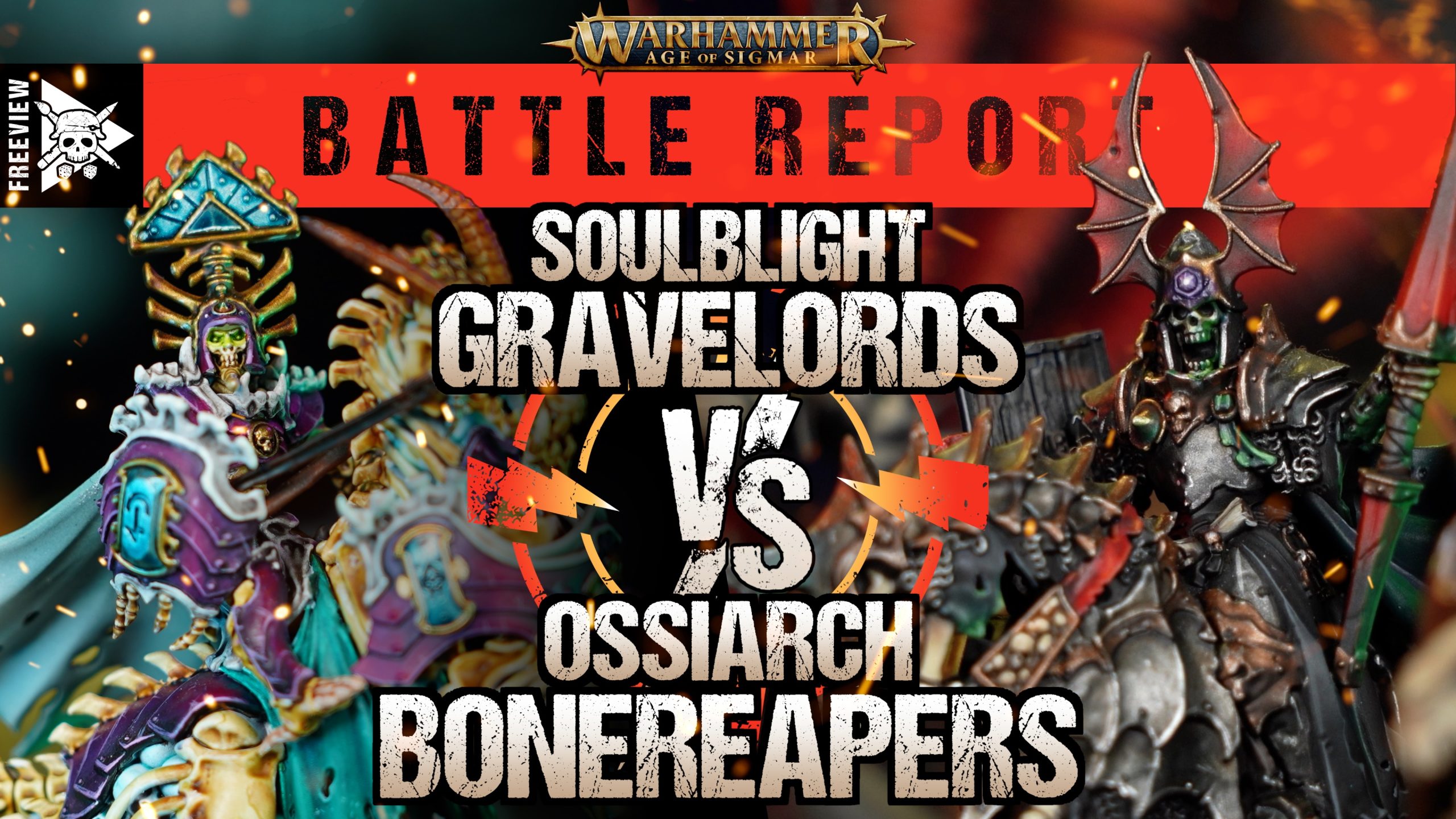 Soulblight Gravelords vs Ossiarch Bonereapers Age of Sigmar Battle Report Tabletop Tactics