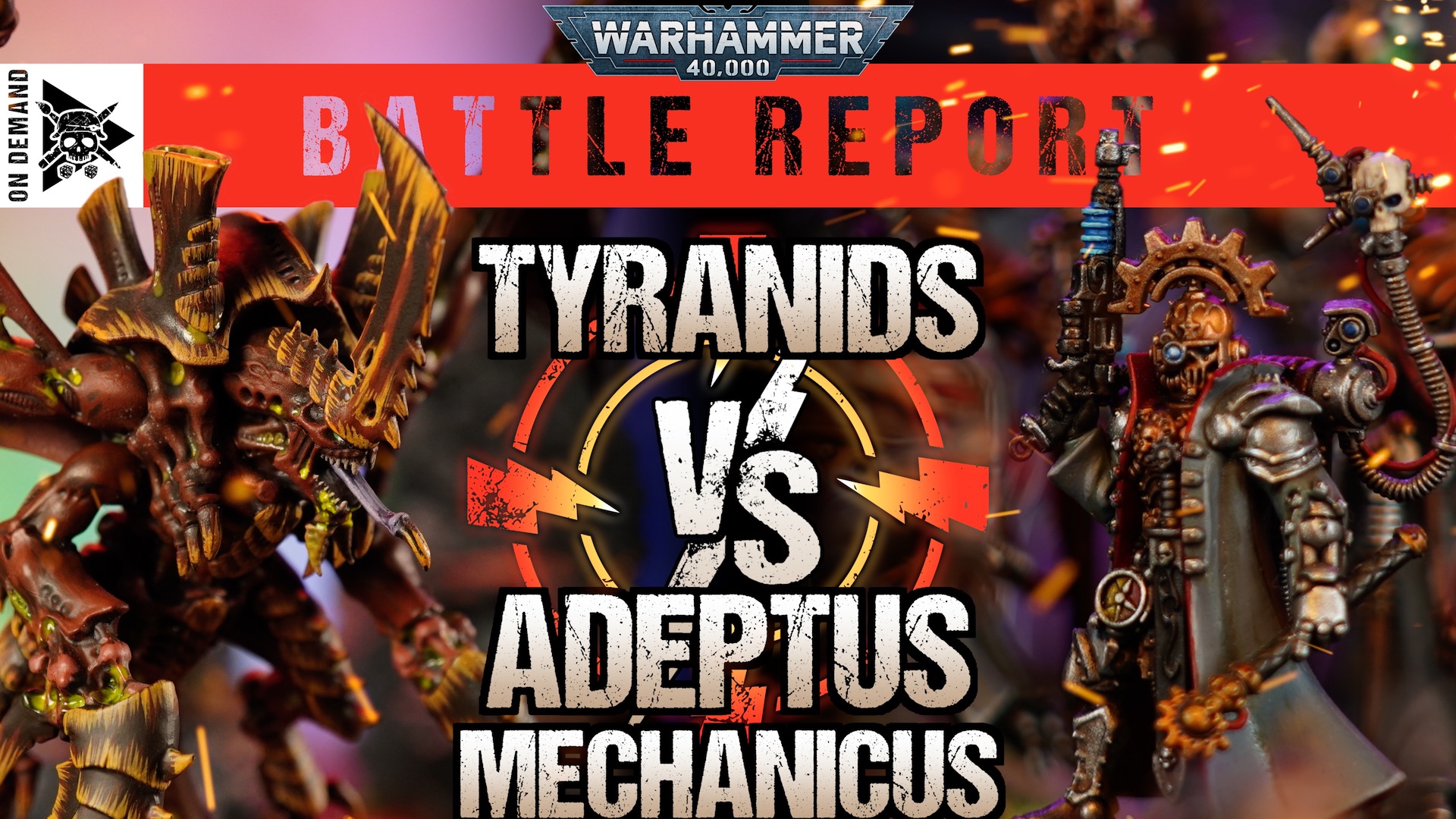 Tyranids vs Adeptus Mechanicus Warhammer 40,000 Battle Report