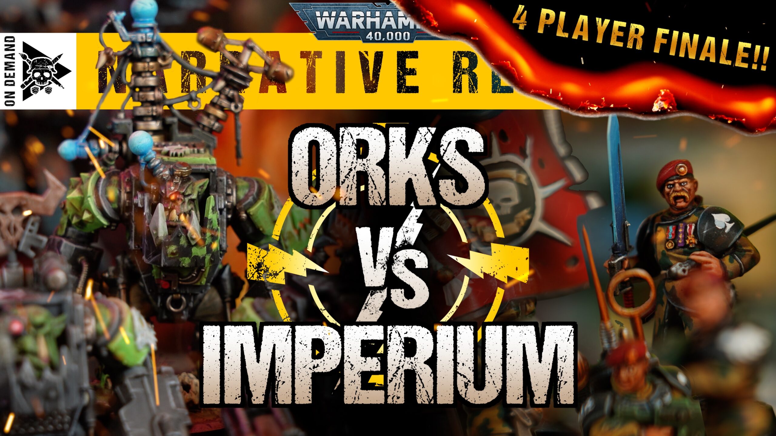 Imperium vs Orks The Finale! Warhammer 40,000 Narrative Report