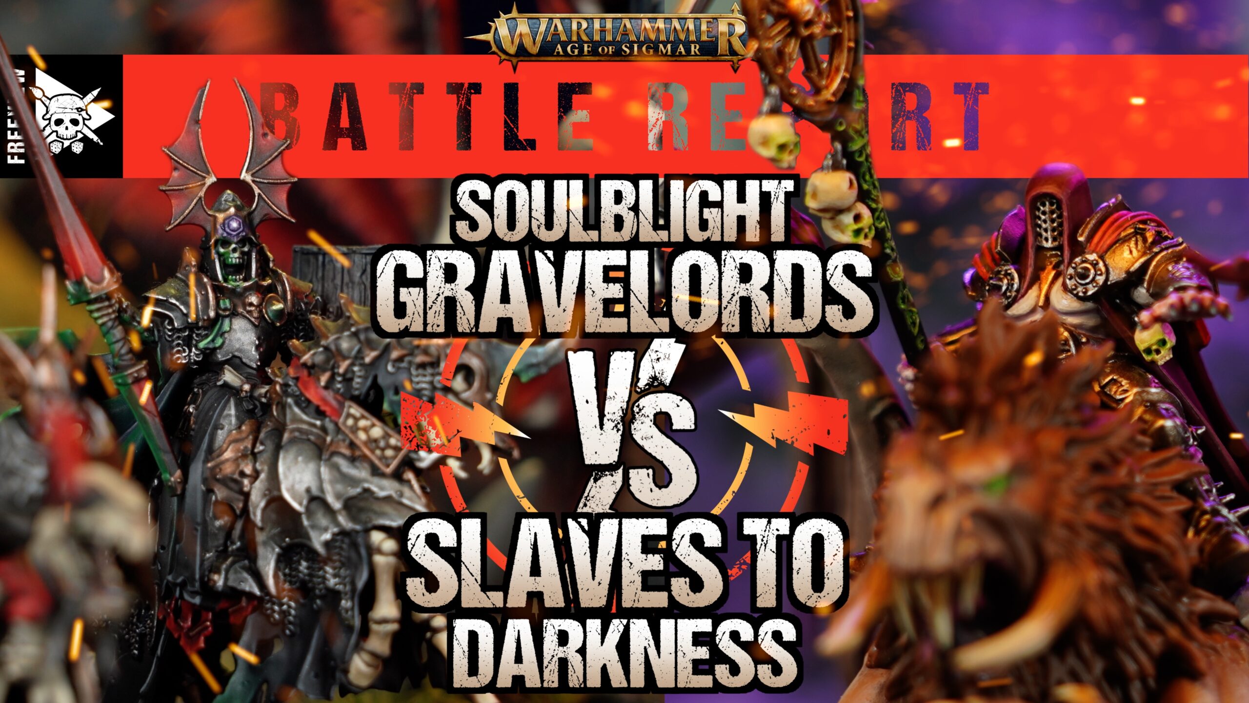 Slaves to Darkness vs Soulblight Gravelords Age of Sigmar Battle