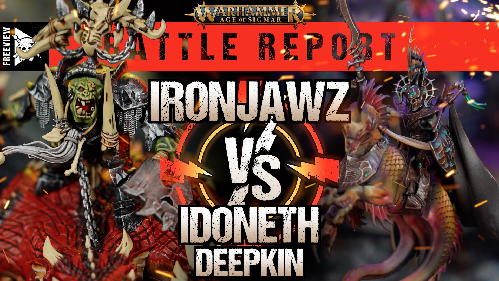 Ironjawz vs Deepkin Age of Sigmar Battle Report Tabletop Tactics