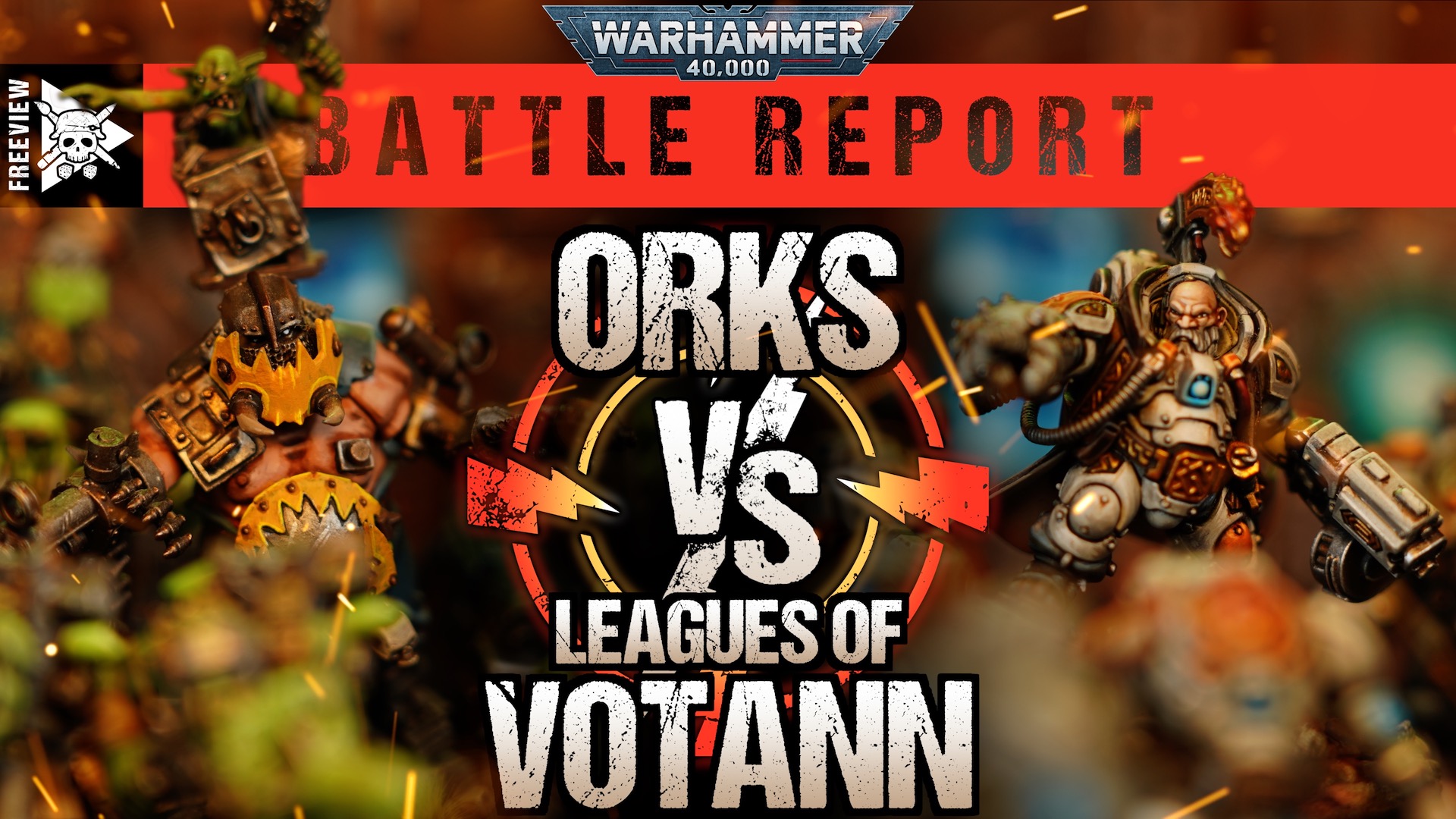 Orks vs Space Marines, Warhammer 40k battle report 