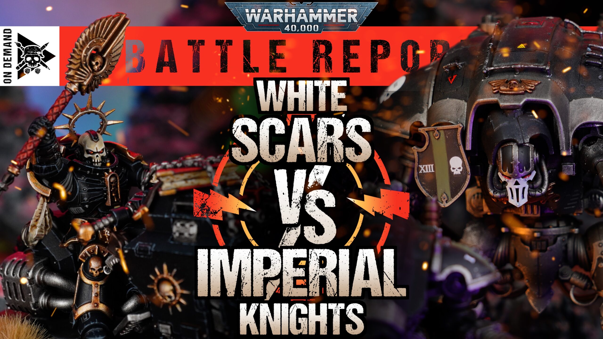 White Scars vs Imperial Knights Warhammer 40,000 Battle Report