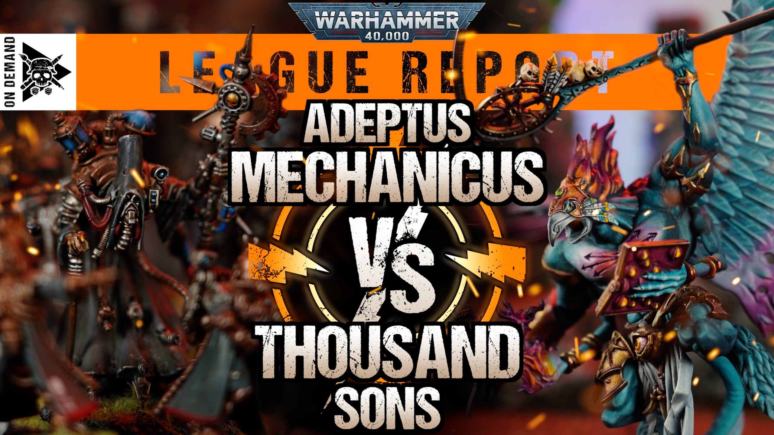 Thousand Sons vs Adeptus Mechanicus Season 2 Ep 3 Warhammer 40,000 League Report Tabletop