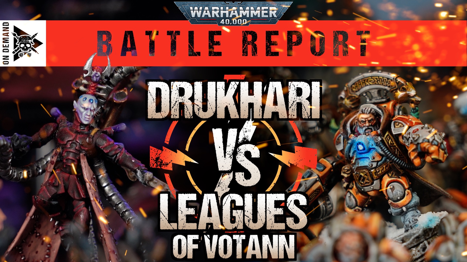 Drukhari vs Leagues of Votann Warhammer 40,000 Battle Report Tabletop Tactics