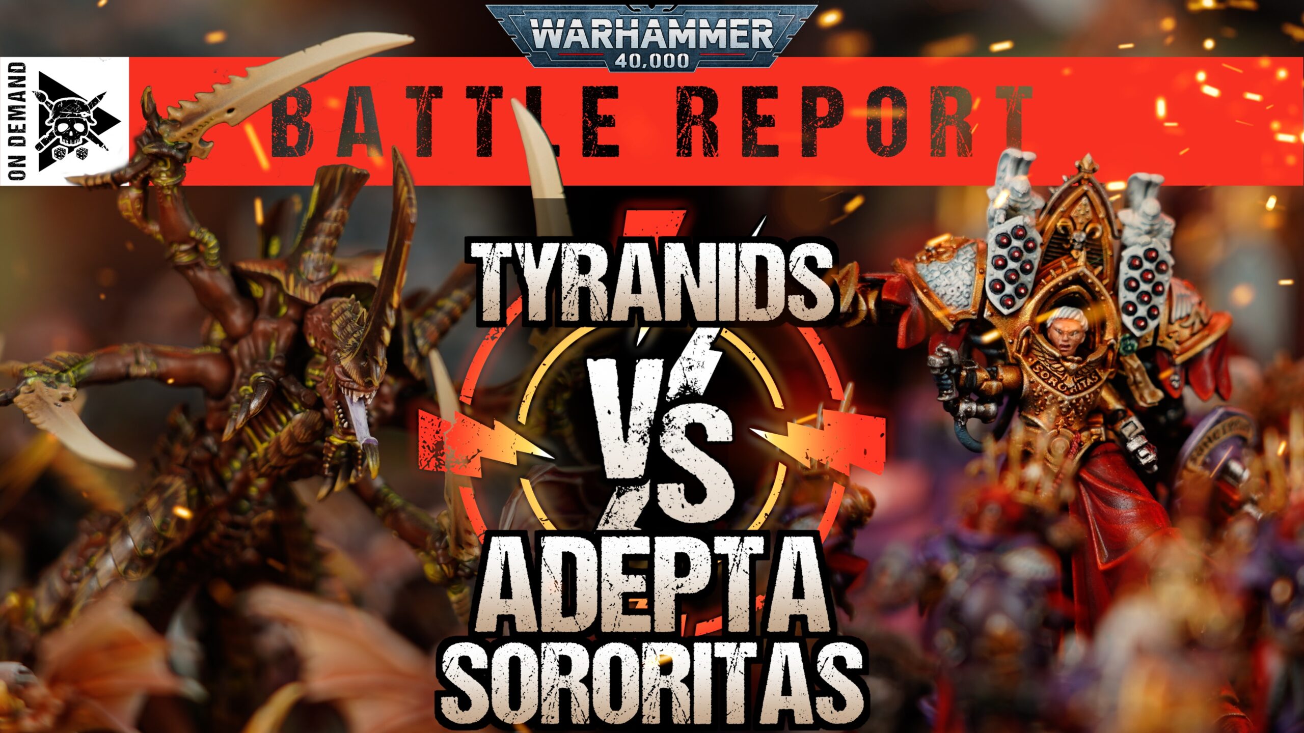 Tyranids vs Adepta Sororitas Warhammer 40,000 Battle Report