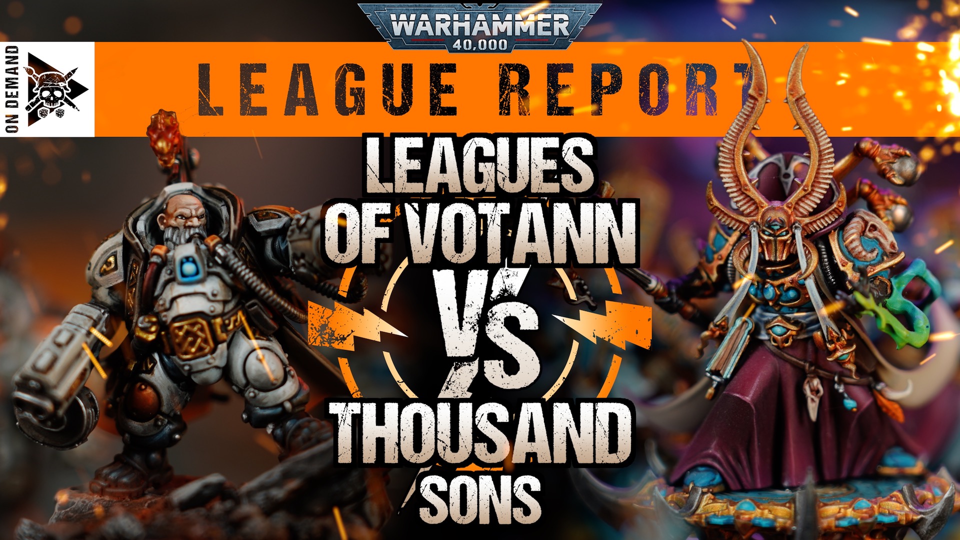 Thousand Sons vs Leagues of Votann Season 2 Ep 9 Warhammer 40,000 League Report Tabletop Tactics