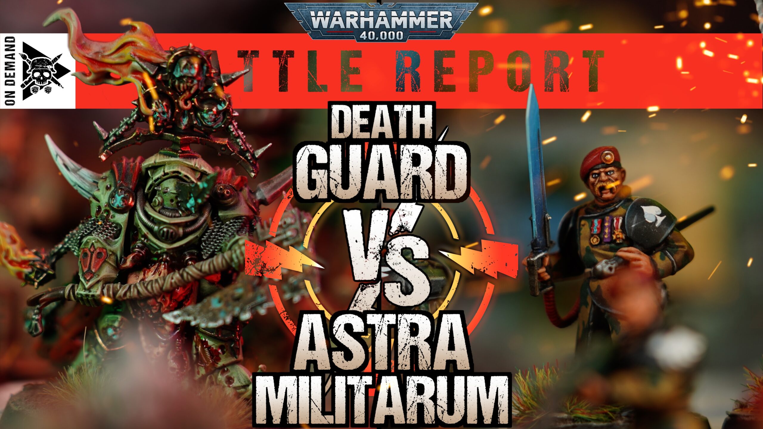 Death Guard vs Astra Militarum Boarding Action Battle Report