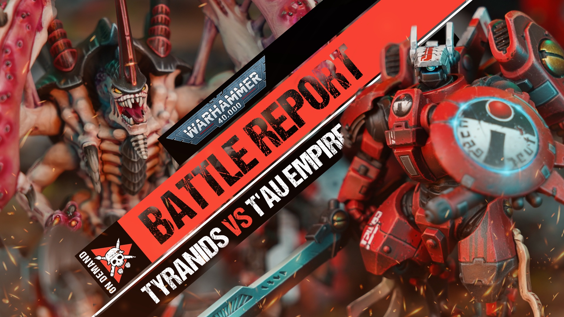 Tyranids vs T'au Empire Warhammer 40,000 Battle Report Tabletop Tactics