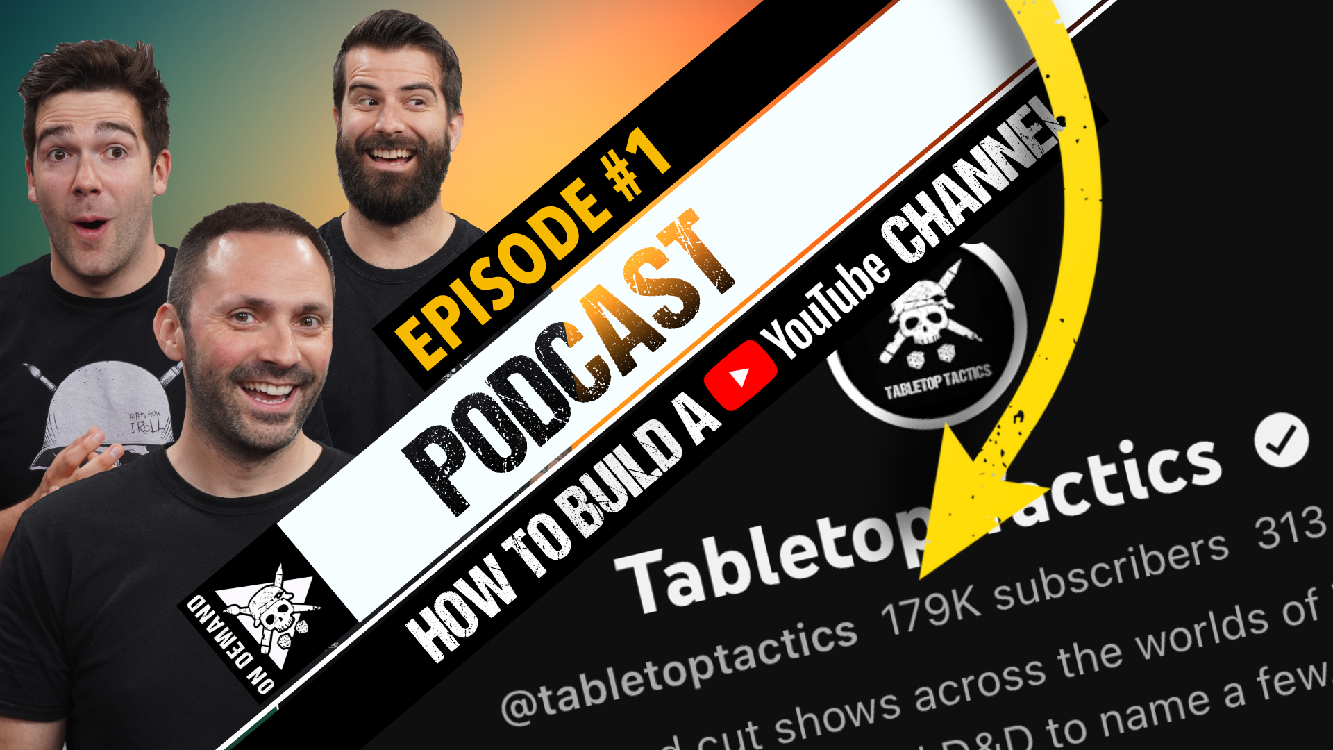 Tabletop Tactics Podcast Ep 1 How to Build a YouTube Channel