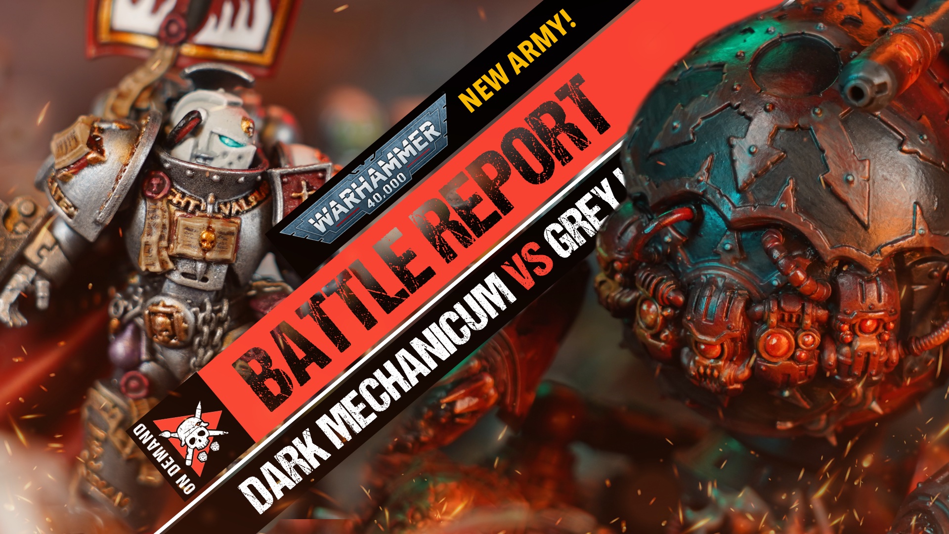 **NEW ARMY** Dark Mechanicum vs Grey Knights Warhammer 40k Battle