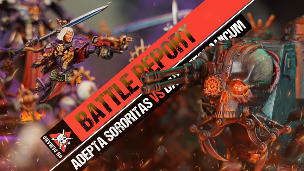 Adeptus Mechanicus Vs Adepta Sororitas | Warhammer 40k Battle Report ...