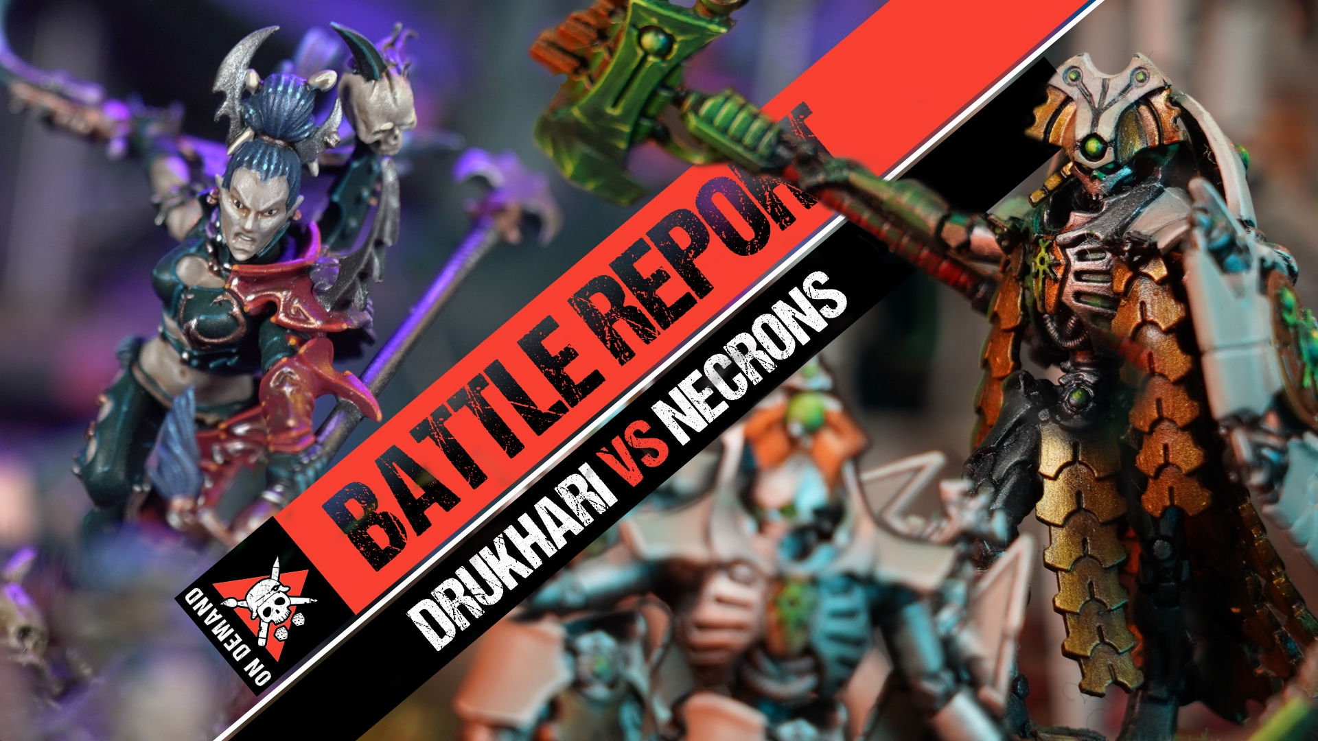 Necrons vs Drukhari Warhammer 40K Battle Report Tabletop Tactics