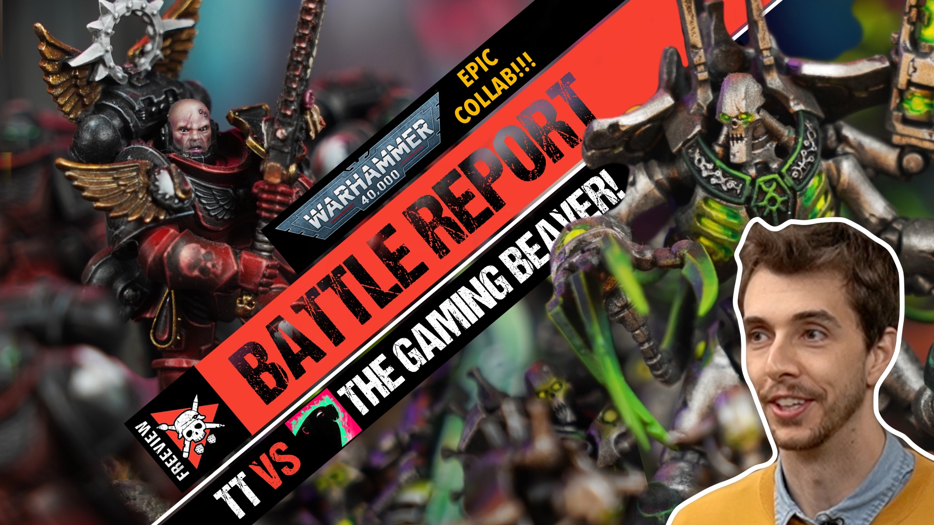 Tabletop Tactics vs The Gaming Beaver! 40K Battle Report Flesh