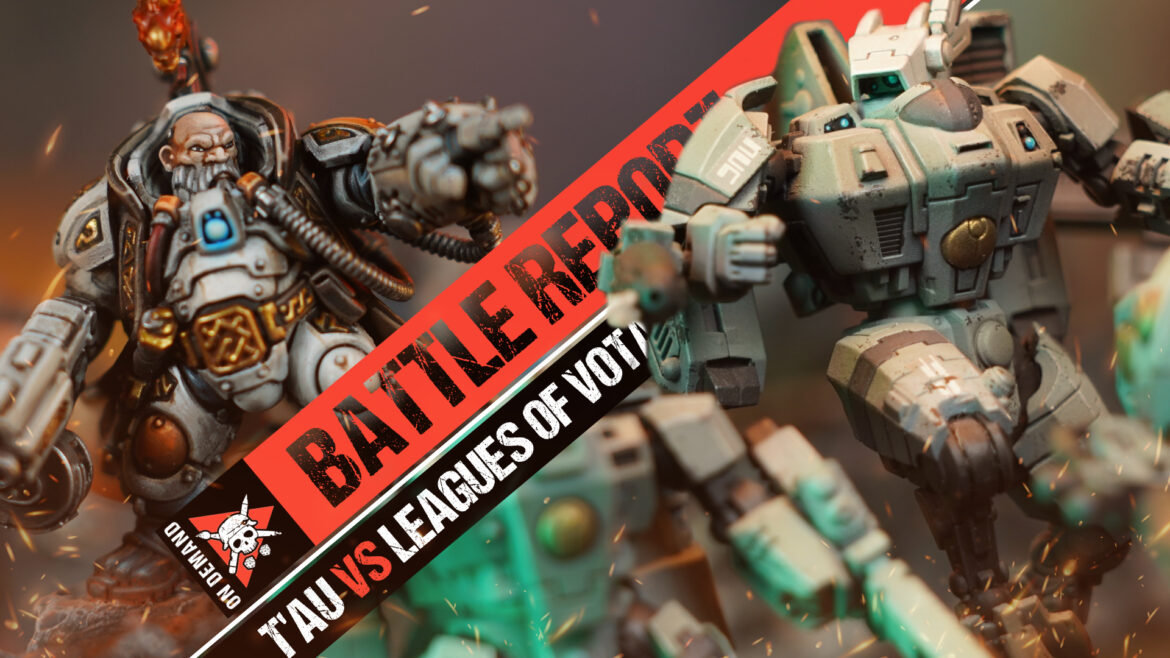 T'au Empire vs Leagues of Votann Warhammer 40k Battle Report Tabletop Tactics