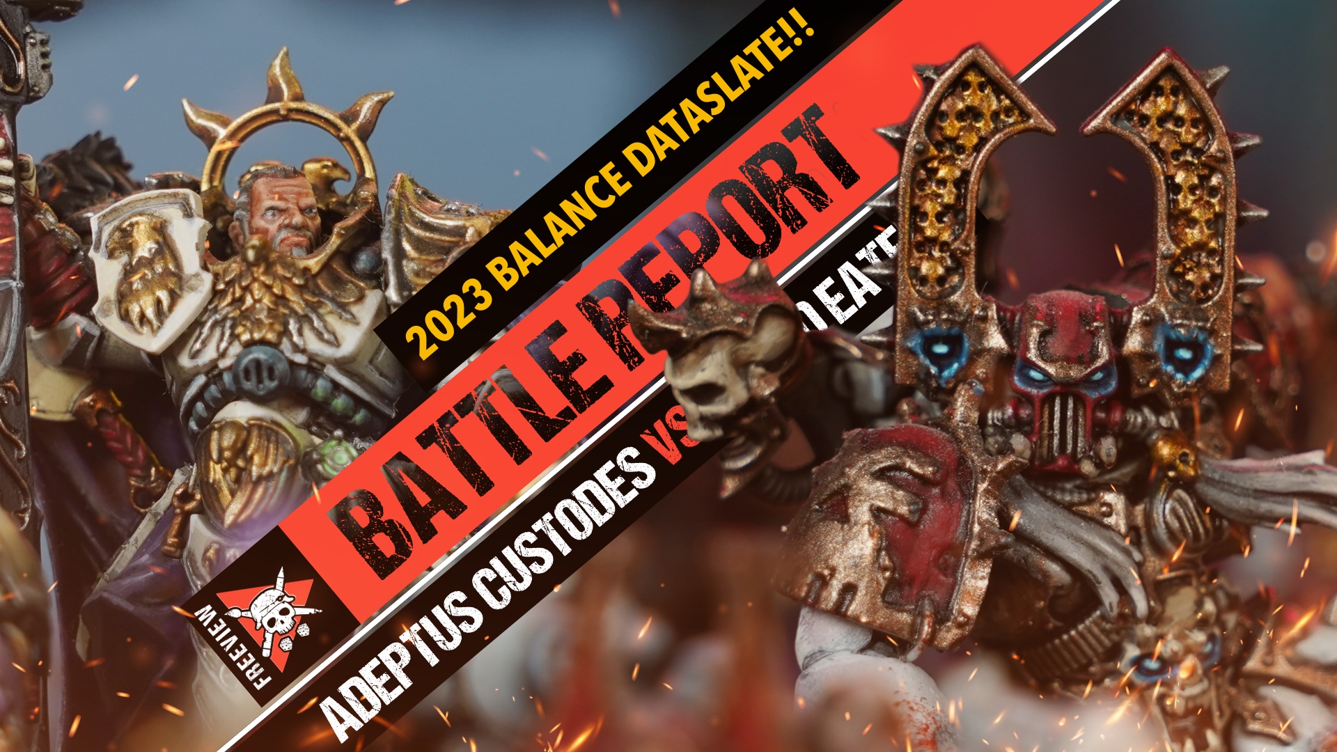 World Eaters vs Adeptus Custodes Warhammer 40k Battle Report