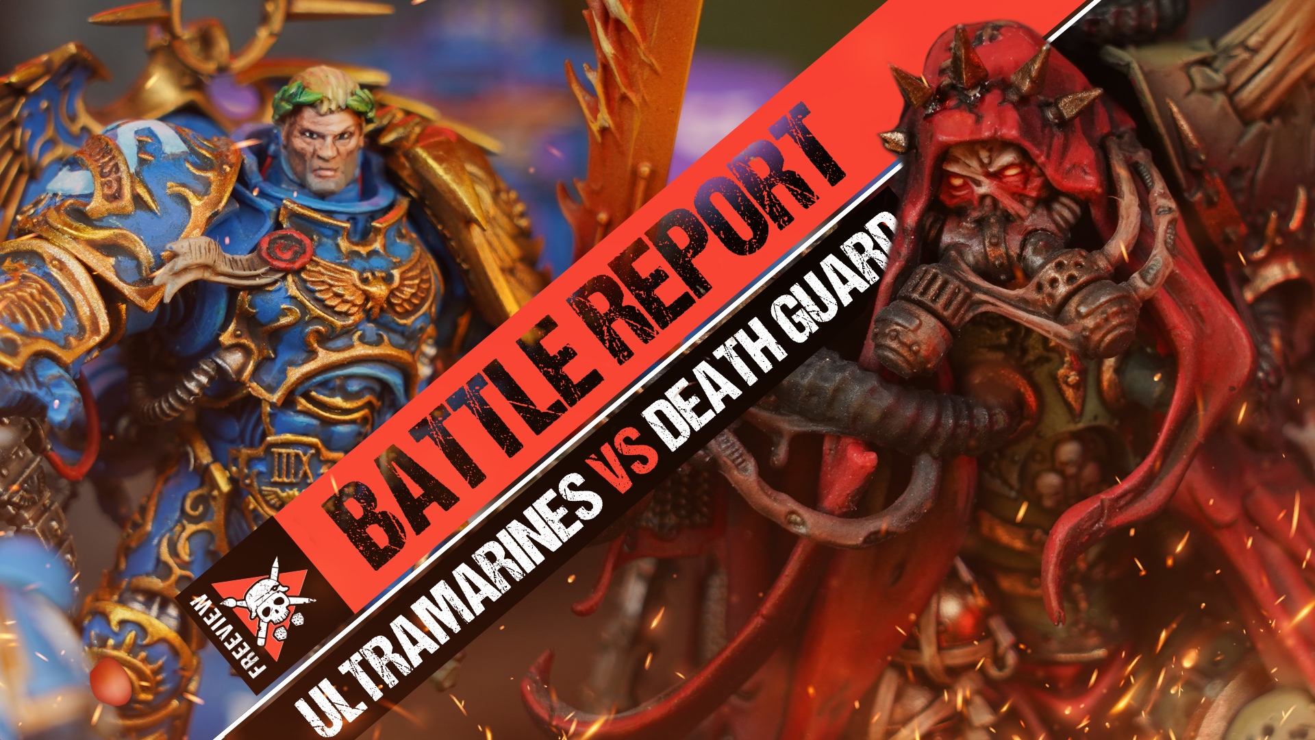 Ultramarines vs Death Guard Warhammer 40,000 Battle Report Tabletop