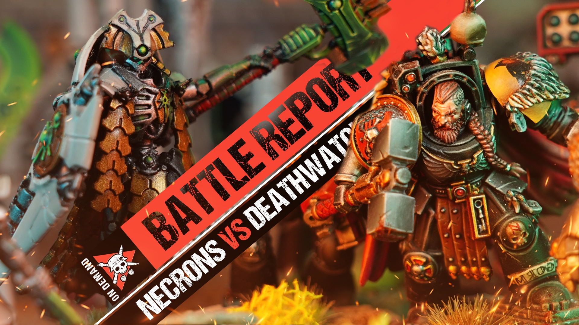 Necrons vs Deathwatch Warhammer 40k Battle Report Tabletop Tactics