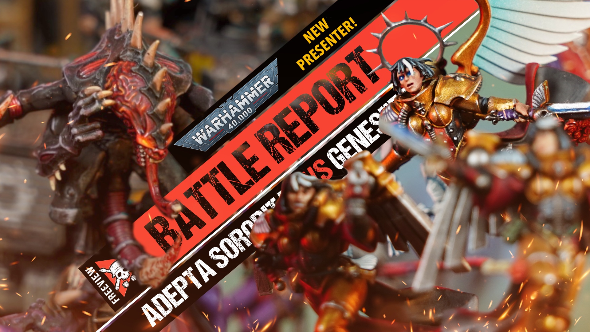 New Presenter! Adepta Sorortias vs Genestealer Cults Warhammer 40,000