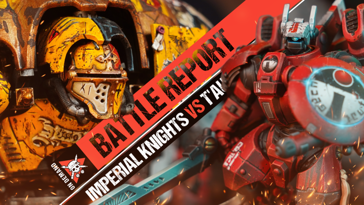 Imperial Knights vs T'au Empire Warhammer 40k Battle Report