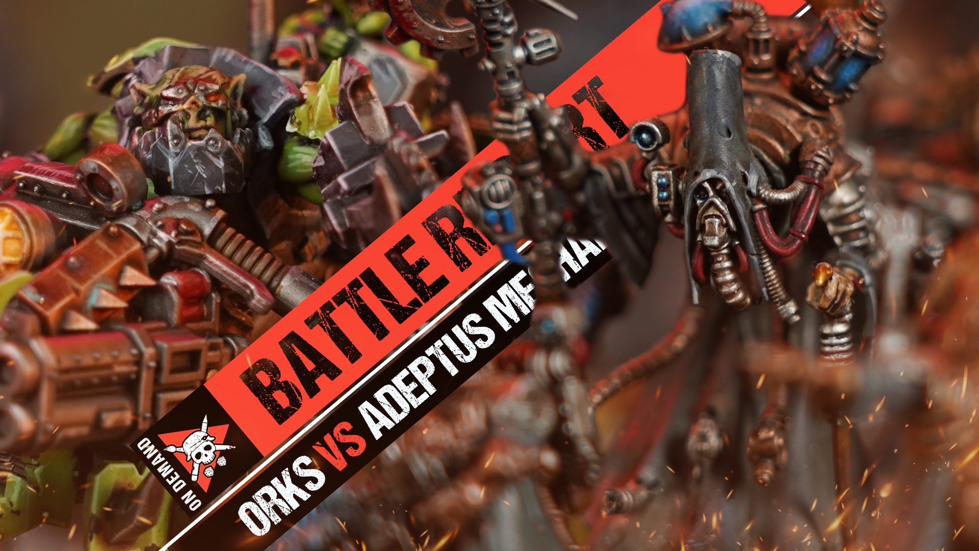 **NEW CODEX** Adeptus Mechanicus vs Orks | Warhammer 40k Battle Report ...