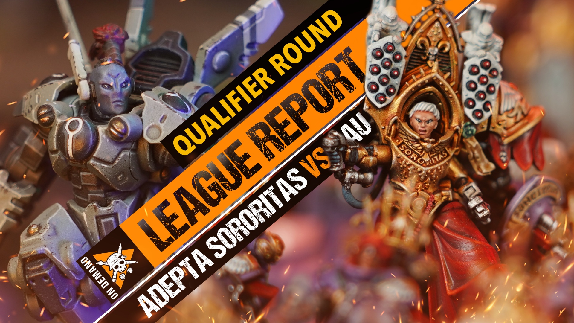 Adepta Sororitas vs T'au Empire Warhammer 40k League Report S3 Ep 4