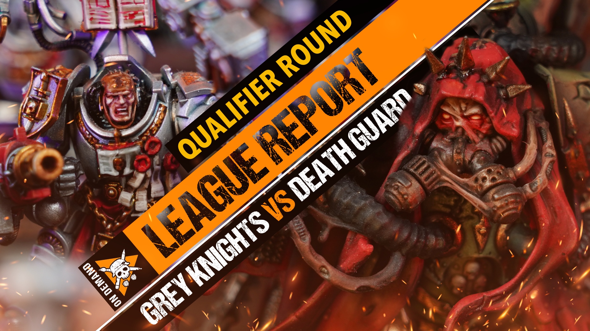 Grey Knights vs Death Guard Warhammer 40k League Report S3 Ep 5