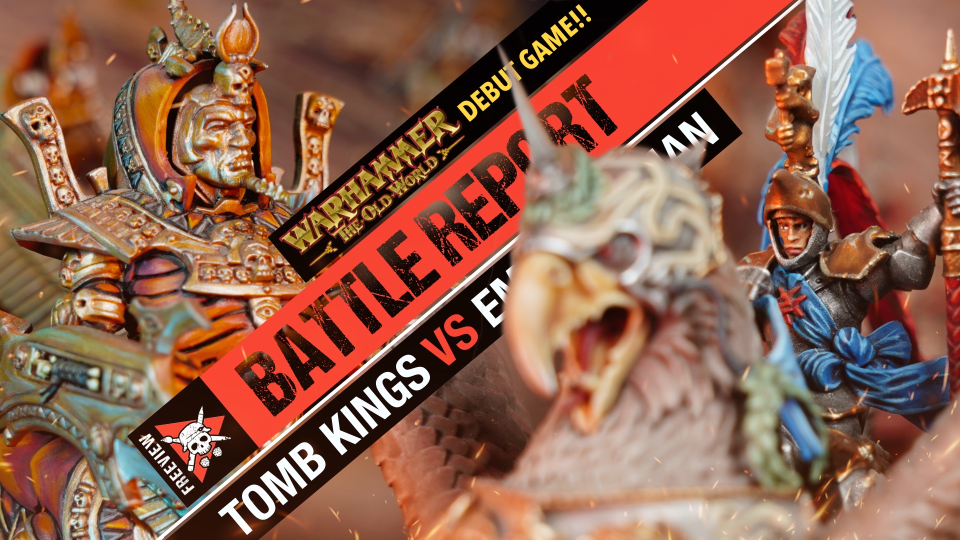 **THE OLD WORLD** Tomb Kings vs The Empire of Man | Warhammer Old World ...