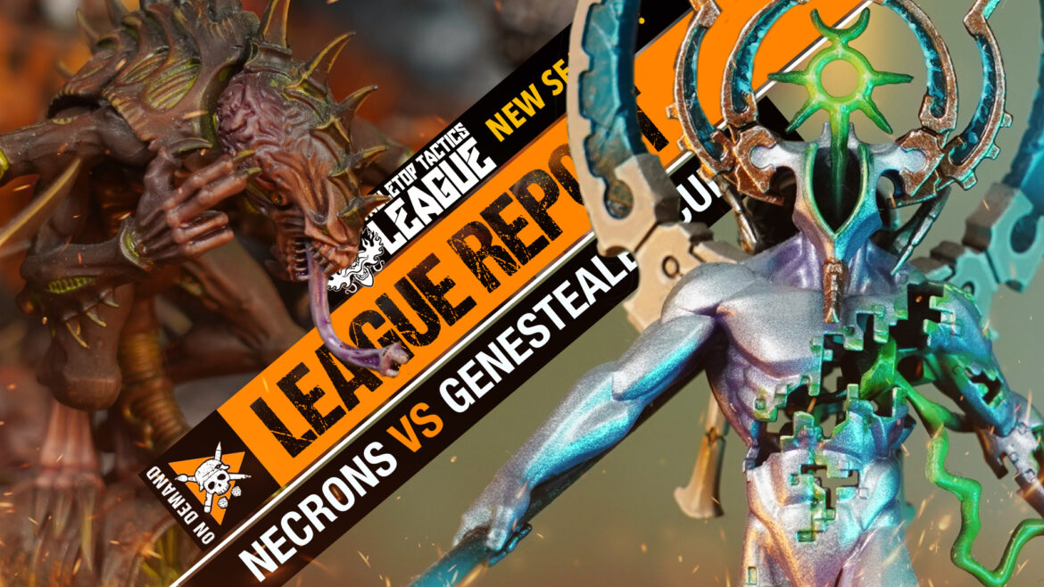 Necrons vs Genestealer Cults Warhammer 40k League Report Tabletop