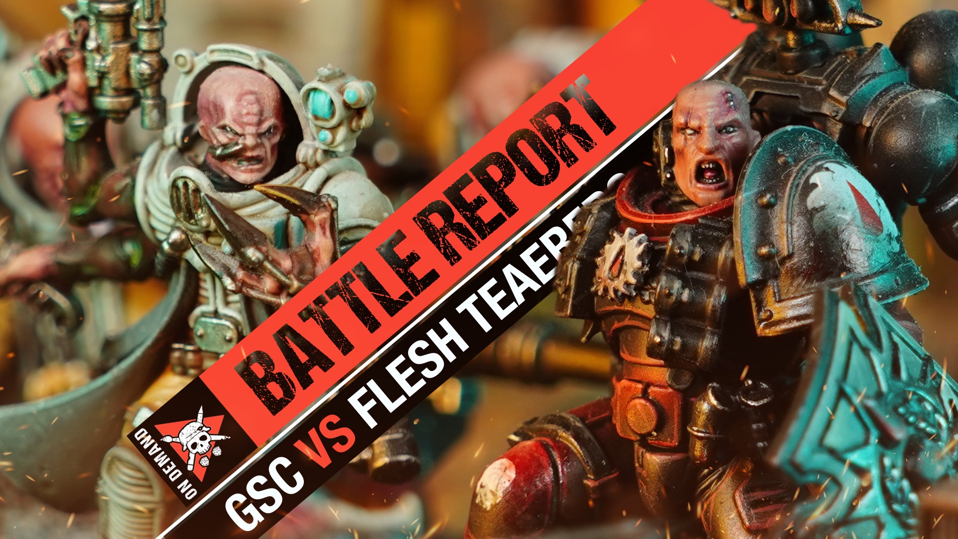 Flesh Tearers vs Genestealer Cults Warhammer 40K Battle Report