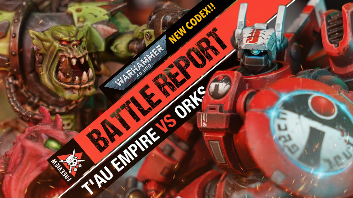 **NEW CODEX!!** T'au Empire vs Orks Warhammer 40k Battle Report