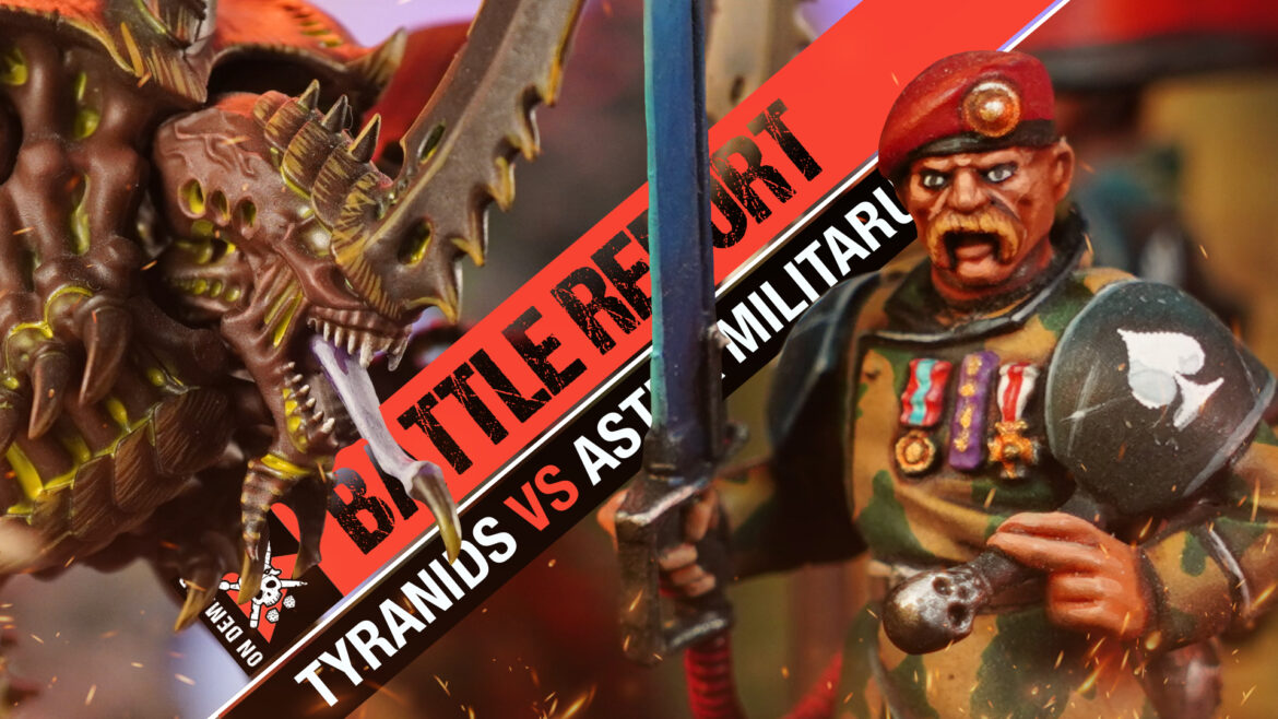 Tyranids vs Astra Militarum Warhammer 40k Battle Report Tabletop
