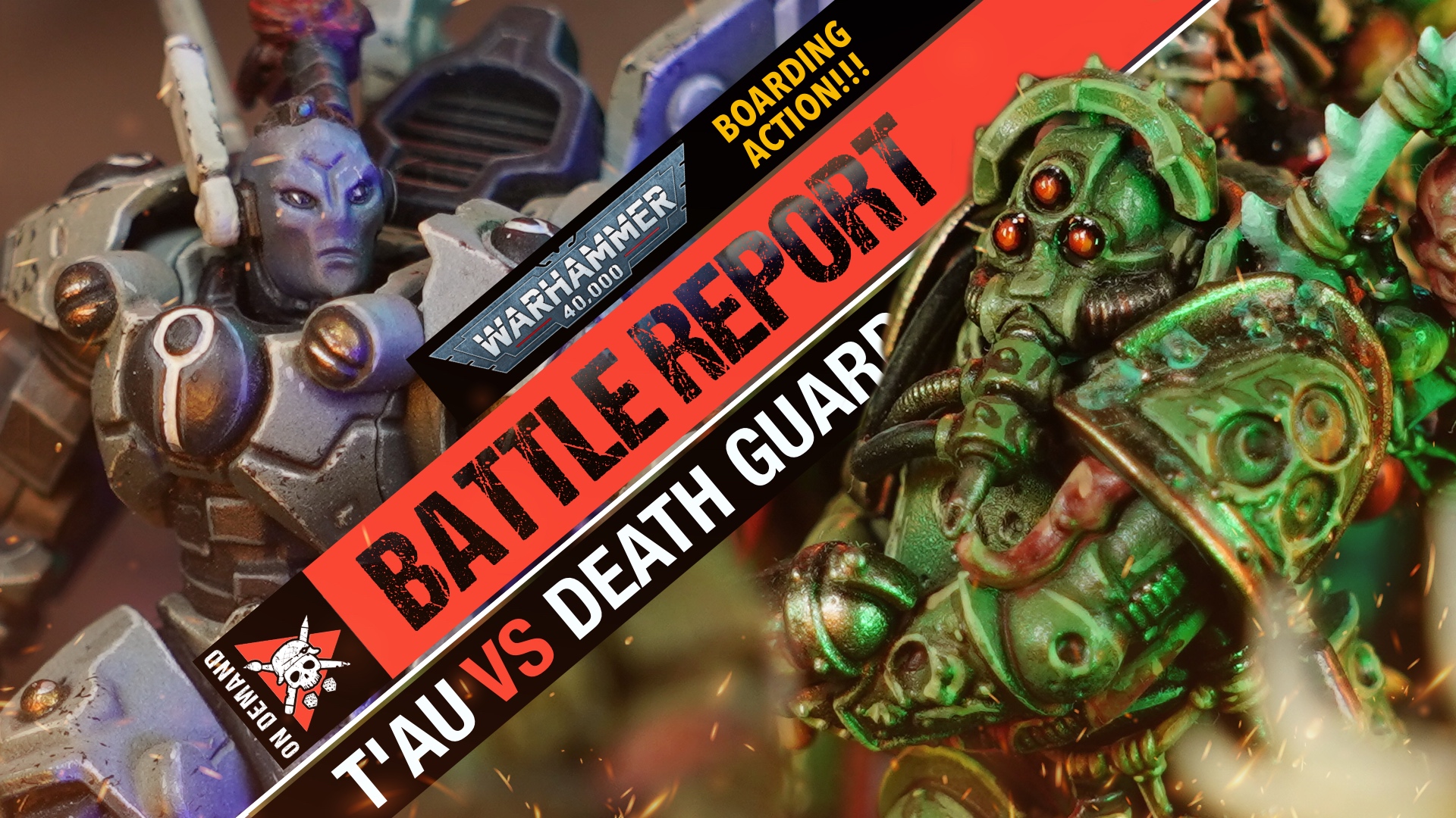 **Boarding Actions!!** Death Guard vs T'au Empire Warhammer 40k