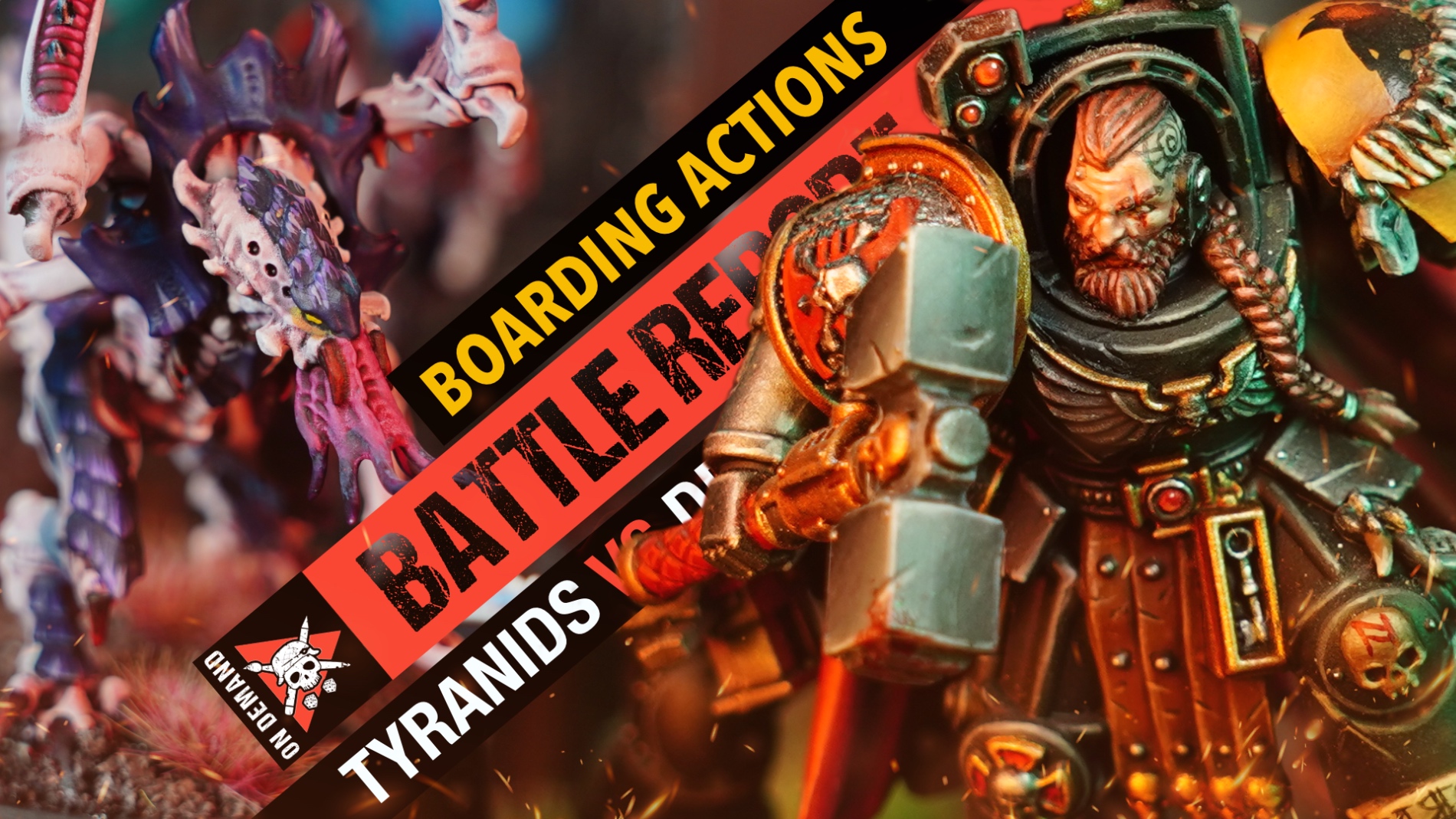 *Boarding Actions!!* Tyranids vs Deathwatch Warhammer 40k Battle