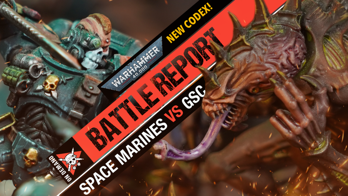 *New Codex!* Genestealer Cults vs Space Marines Warhammer 40k Battle