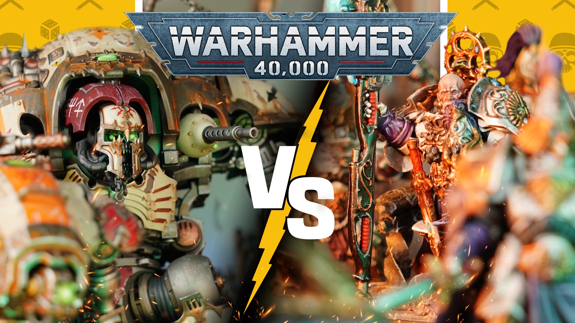 Chaos Knights vs Adeptus Custodes Warhammer 40k Battle Report