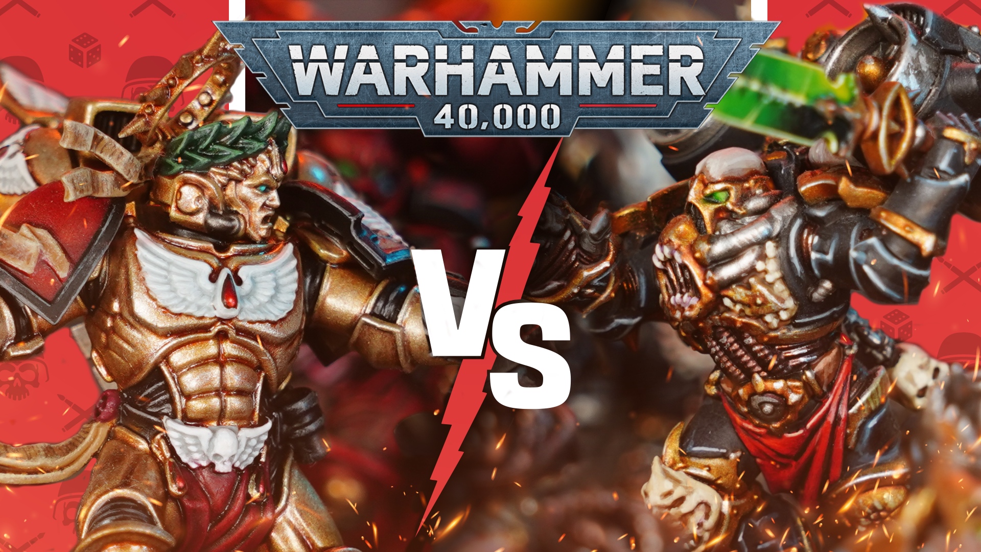 *NEW CODEX* Blood Angels vs Chaos Space Marines | Warhammer 40K Battle ...