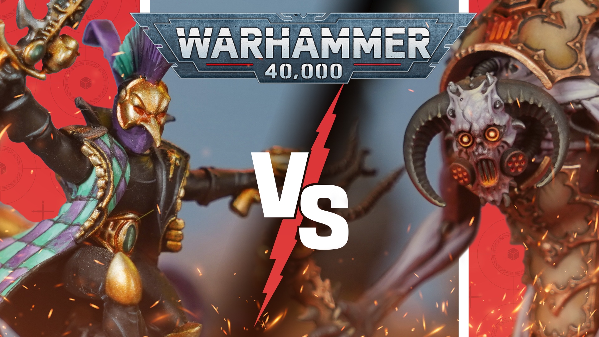 Chaos Space Marines vs Harlequins Warhammer 40k Battle Report