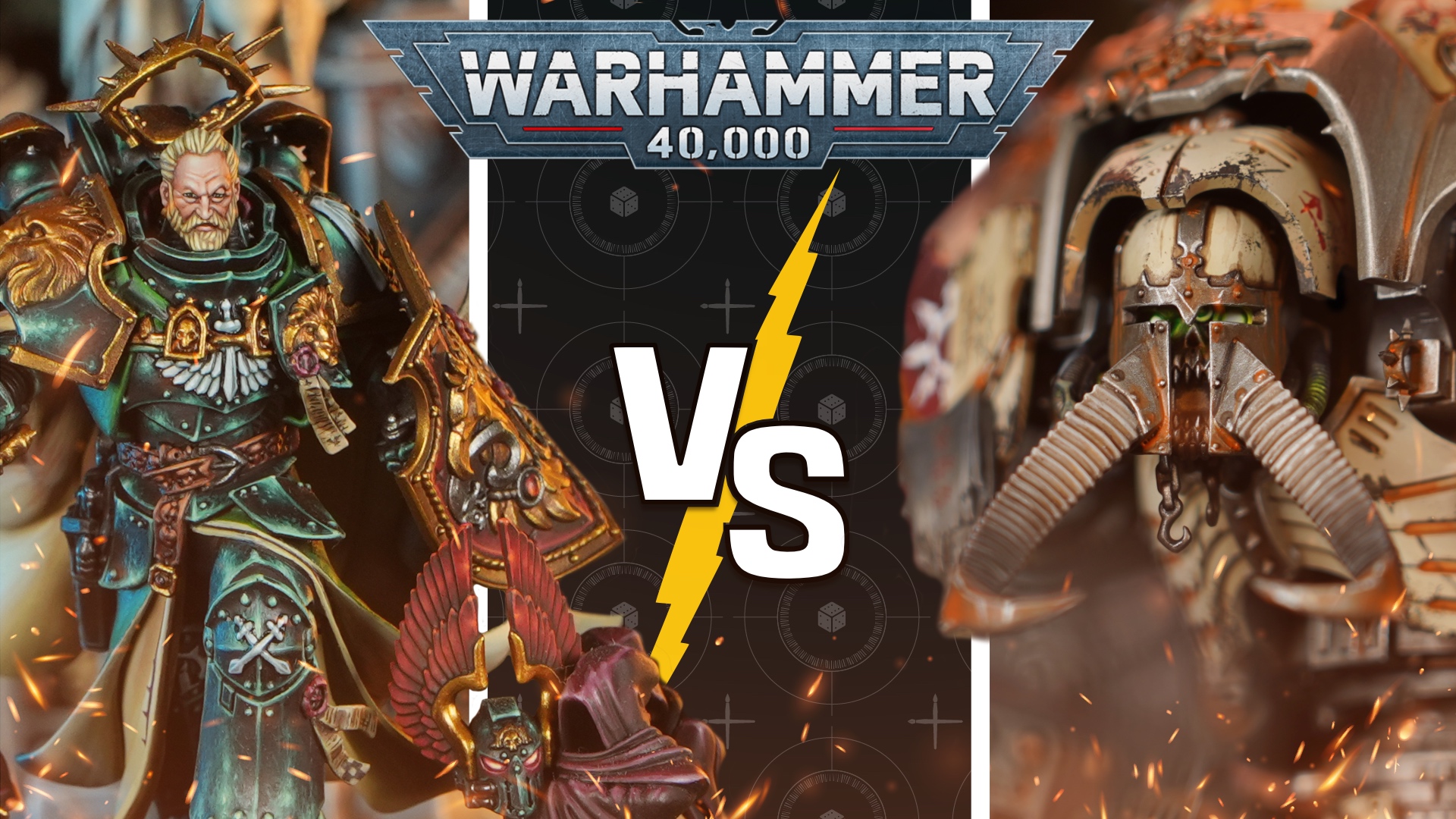 Dark Angels vs Chaos Knights | Warhammer 40k Battle Report - Tabletop ...