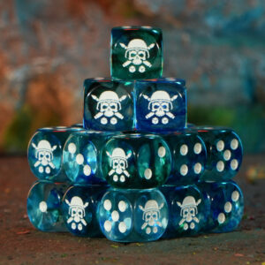 Azure Blaze Dice LIMITED EDITION