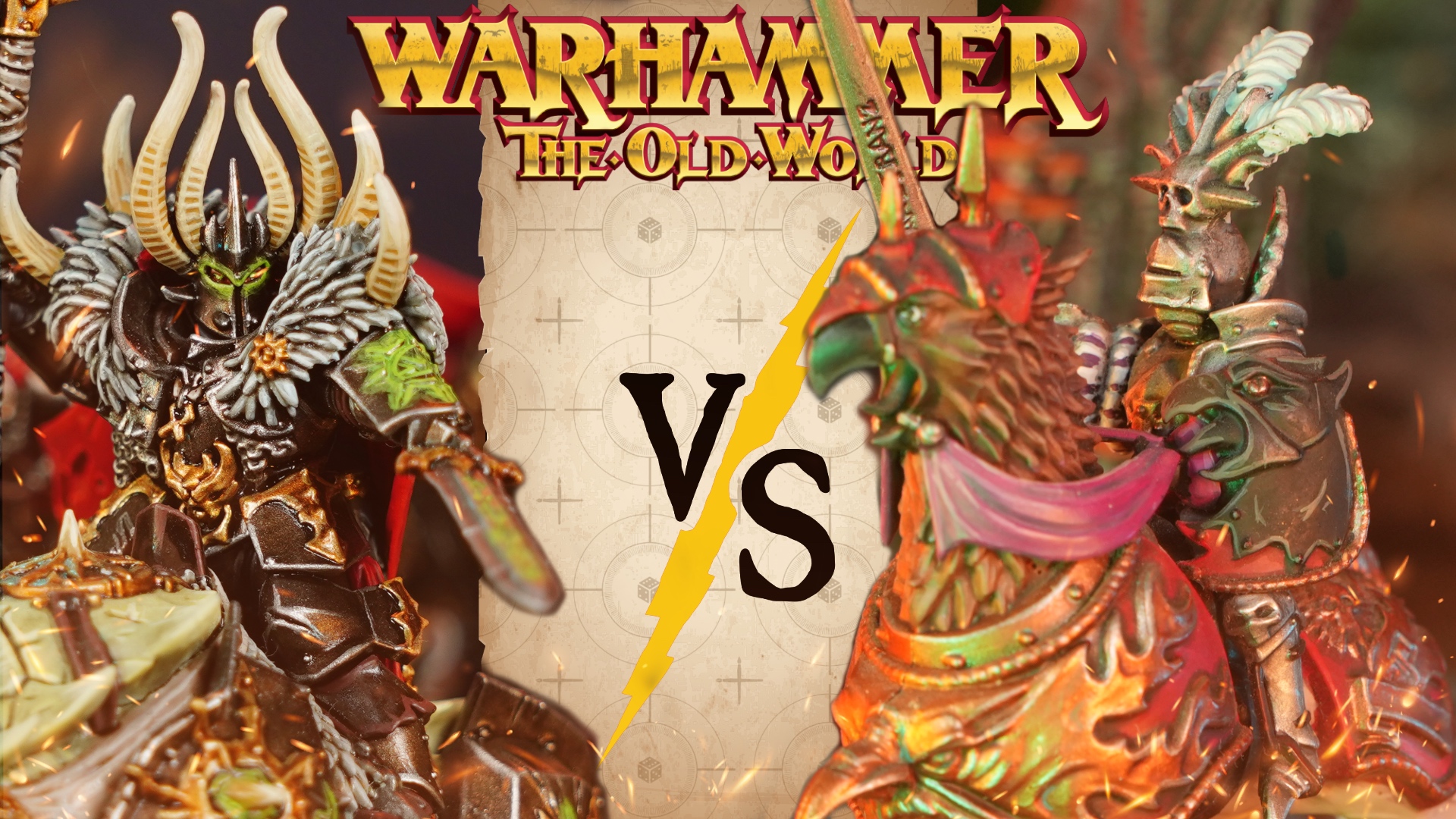 Warriors of Chaos vs Empire of Man | Warhammer The Old World Battle ...